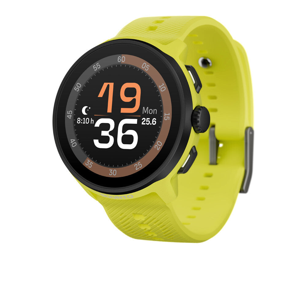 Suunto Run GPS Watch with Silicone Strap - Lime
