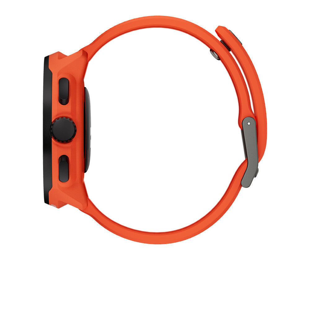 Suunto Run GPS Watch with Silicone Strap - Coral Orange