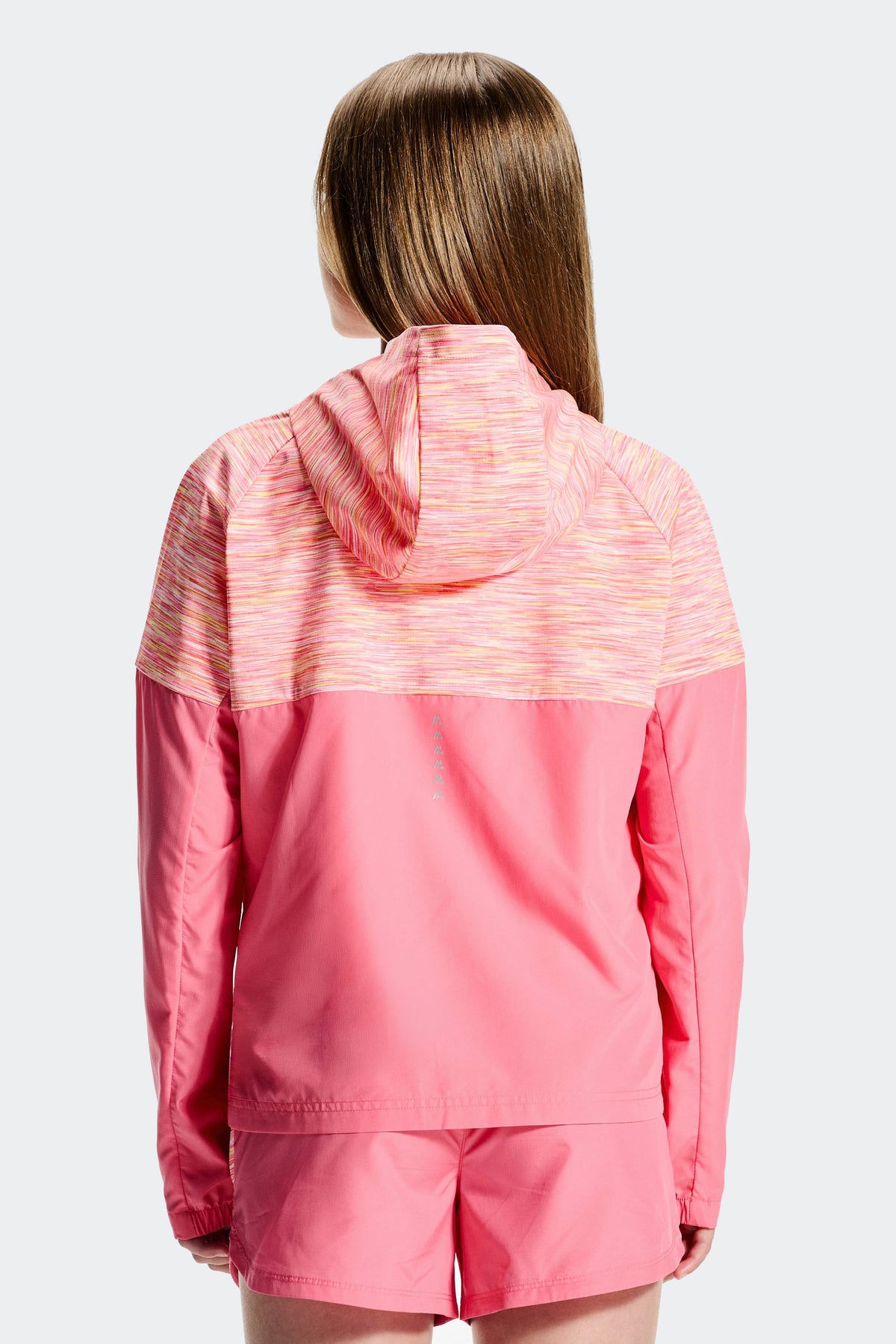 Montirex Girls' Trail Windbreaker - Pink/White/Yellow