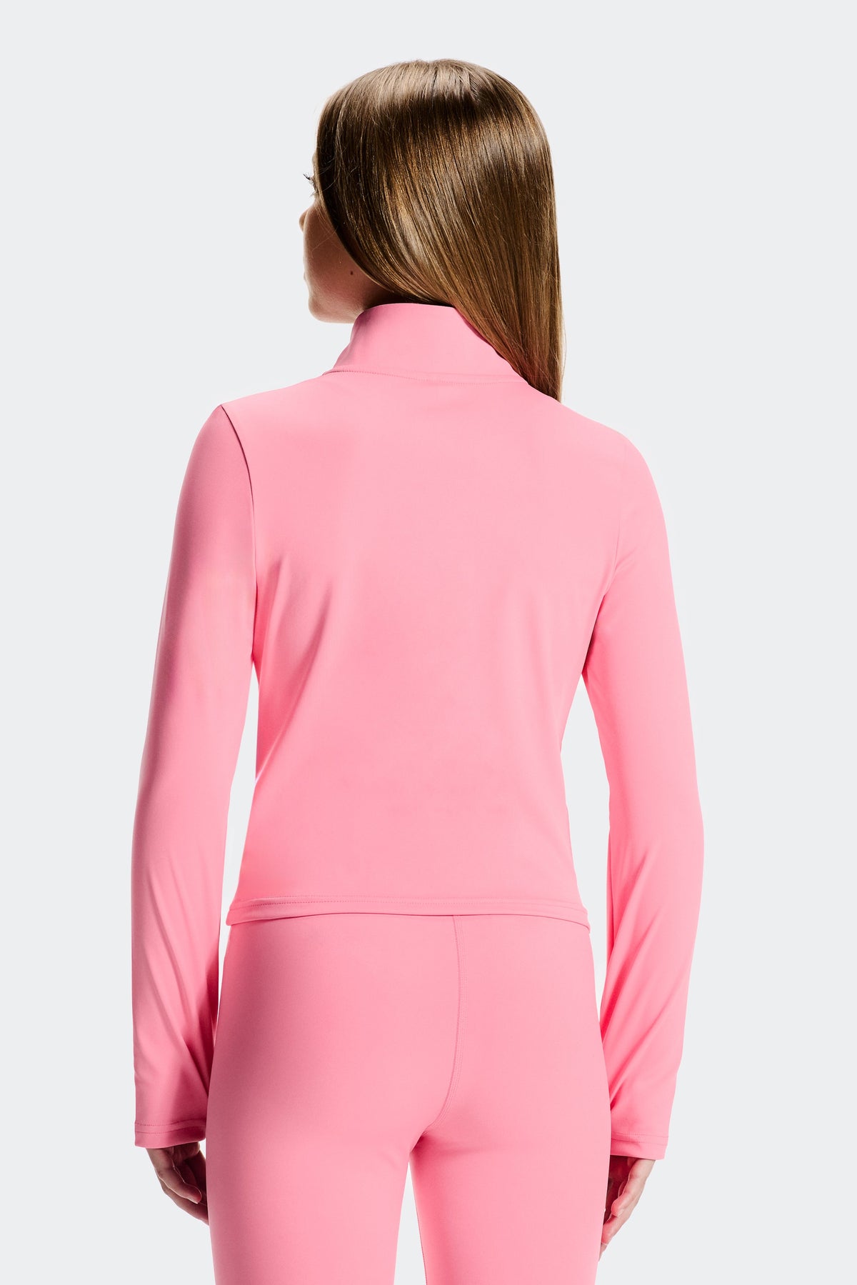 Montirex Girls' Icon 1/4 Zip - Sweet Pink