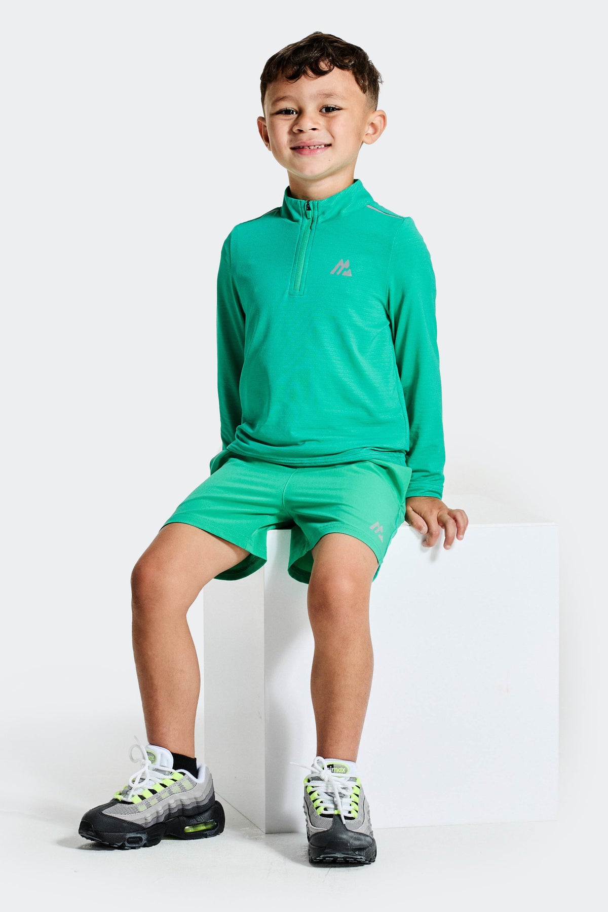 Montirex Infant Boys' Blaze 1/4 Zip - Cyber Jade