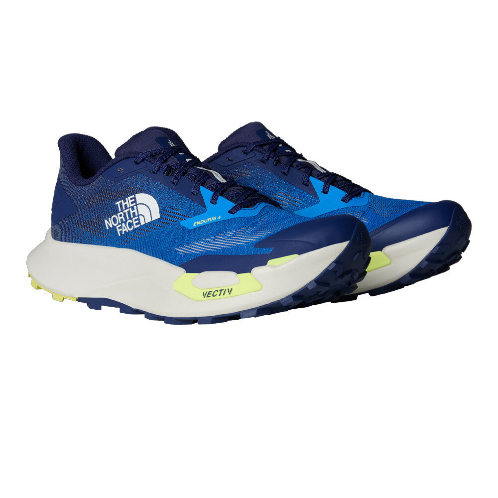 The North Face Vectiv Enduris 4 Men's Trail Running Shoes - Hero Blue/Sun Fog