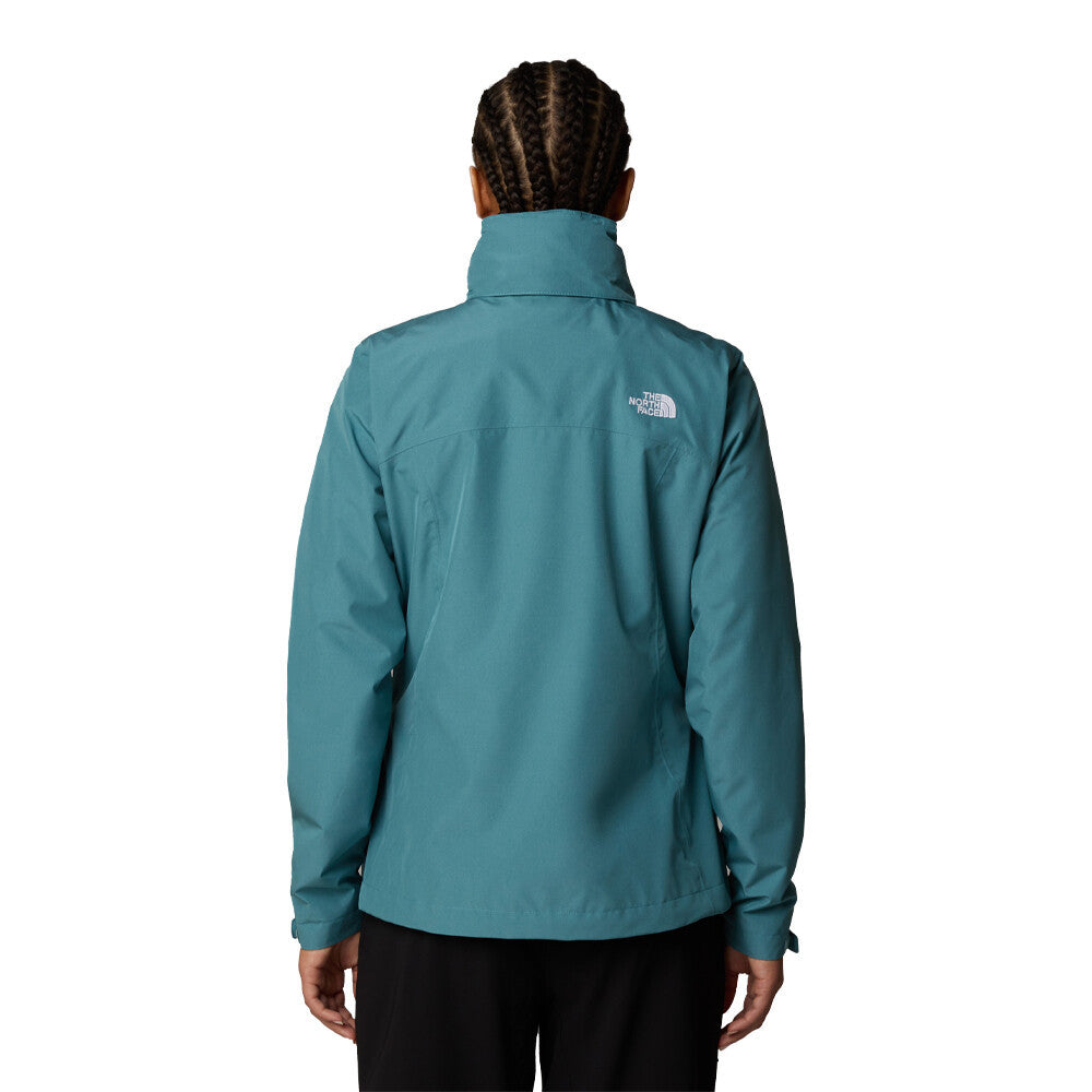 The North Face Sangro Waterproof Women's Jacket - Algae Blue/Dark Heather
