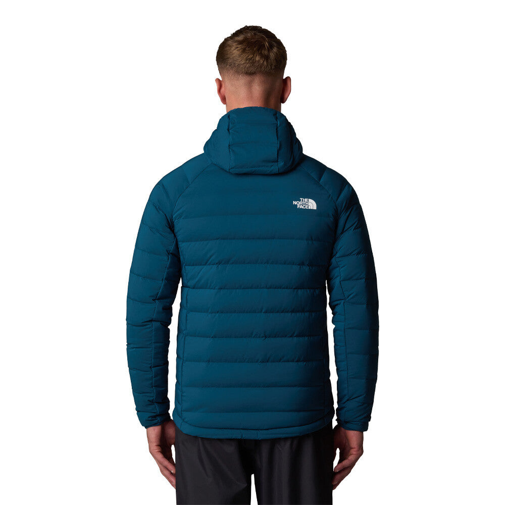 The North Face Belleview Stretch Down Hooded Men's Jacket - Midnight Petrol