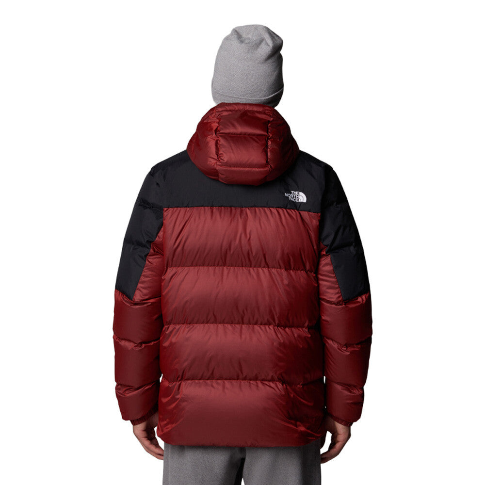 The North Face Diablo Down 2.0 Hooded Men's Jacket - High Risk Red Black Heather/Black