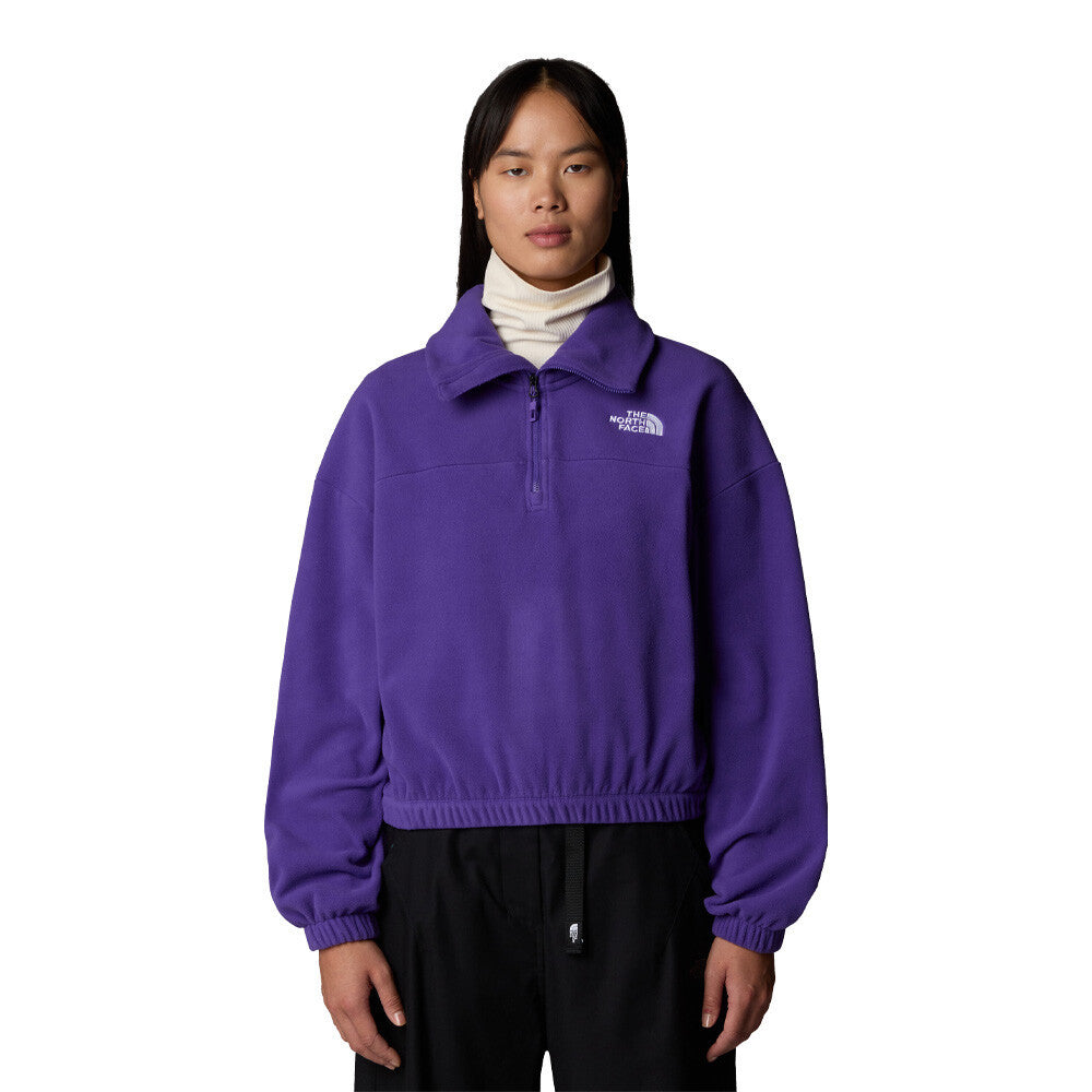 The North Face 100 Glacier 1/2 Zip Women's Jacket - Peak Purple