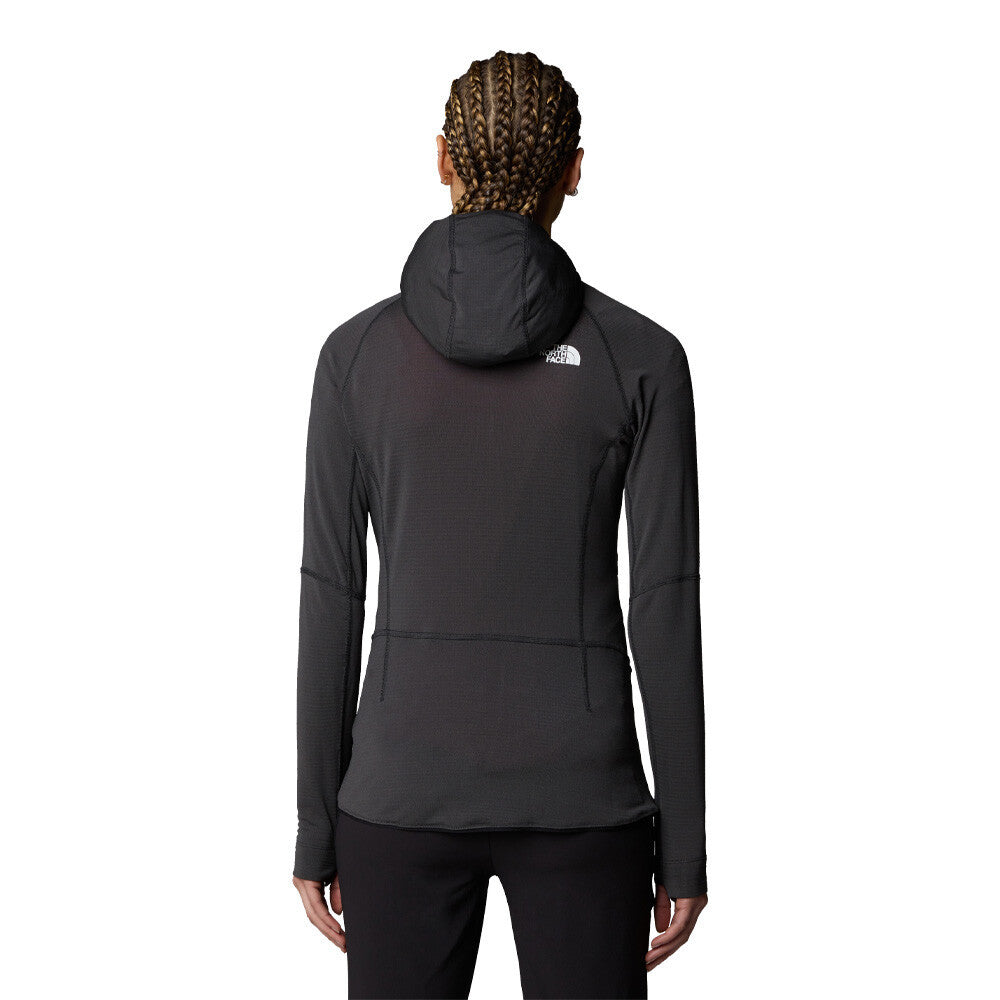 The North Face Bolt Polartec Hooded Women's Jacket - Asphalt Grey/Black