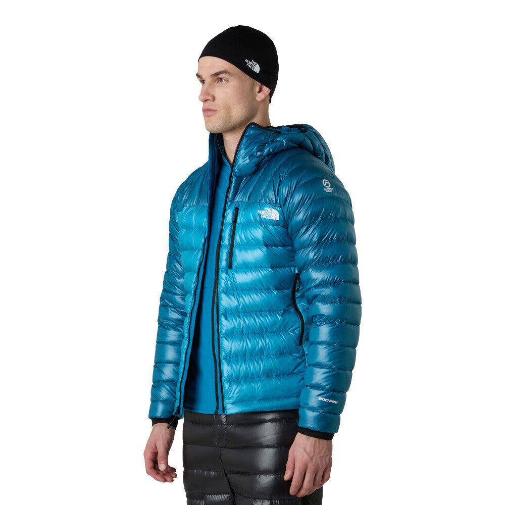 The North Face Summit Series Breithorn Hooded Men's Down Jacket - Meridian Blue/Dusk Blue