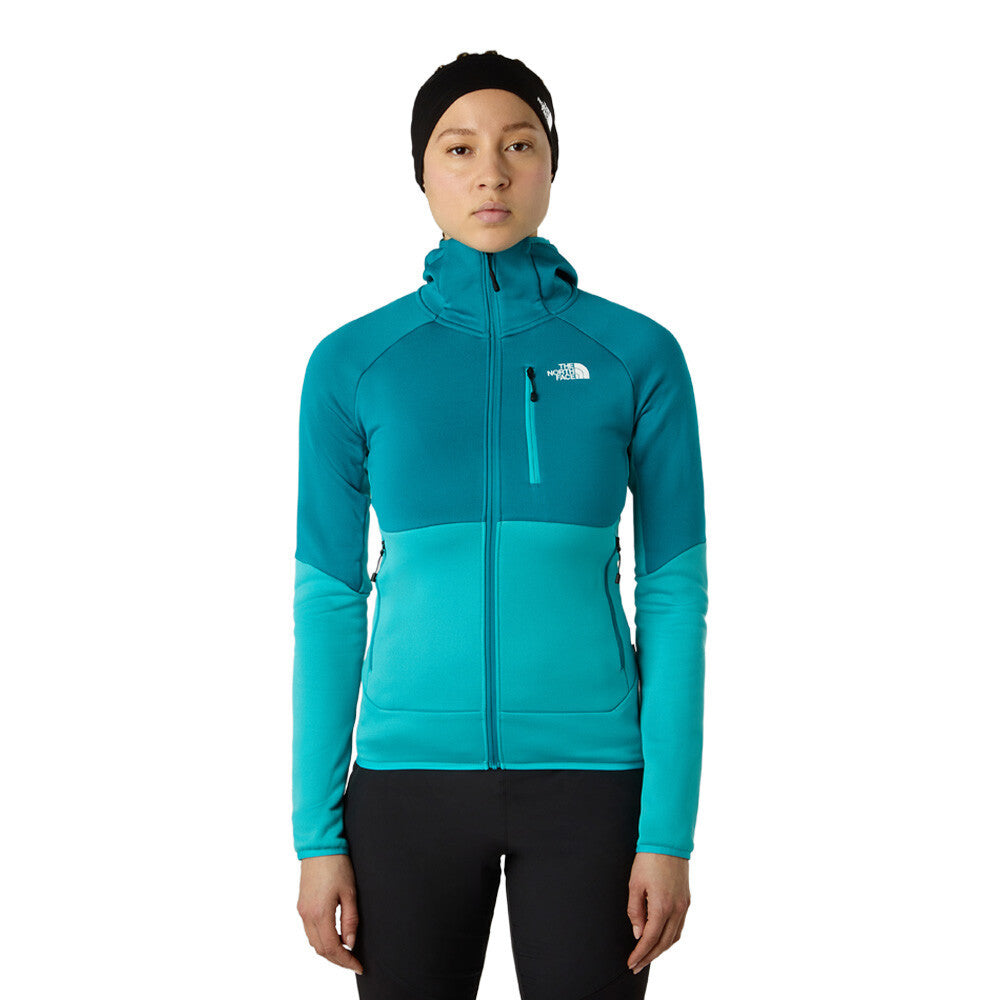 The North Face Meteora Full Zip Fleece Women's Jacket - Galactic Blue/Deep Teal