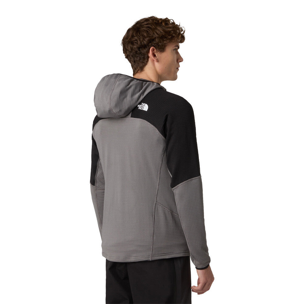 The North Face Stormgap Power Grid Hooded Men's Jacket - Smoked Pearl/Black