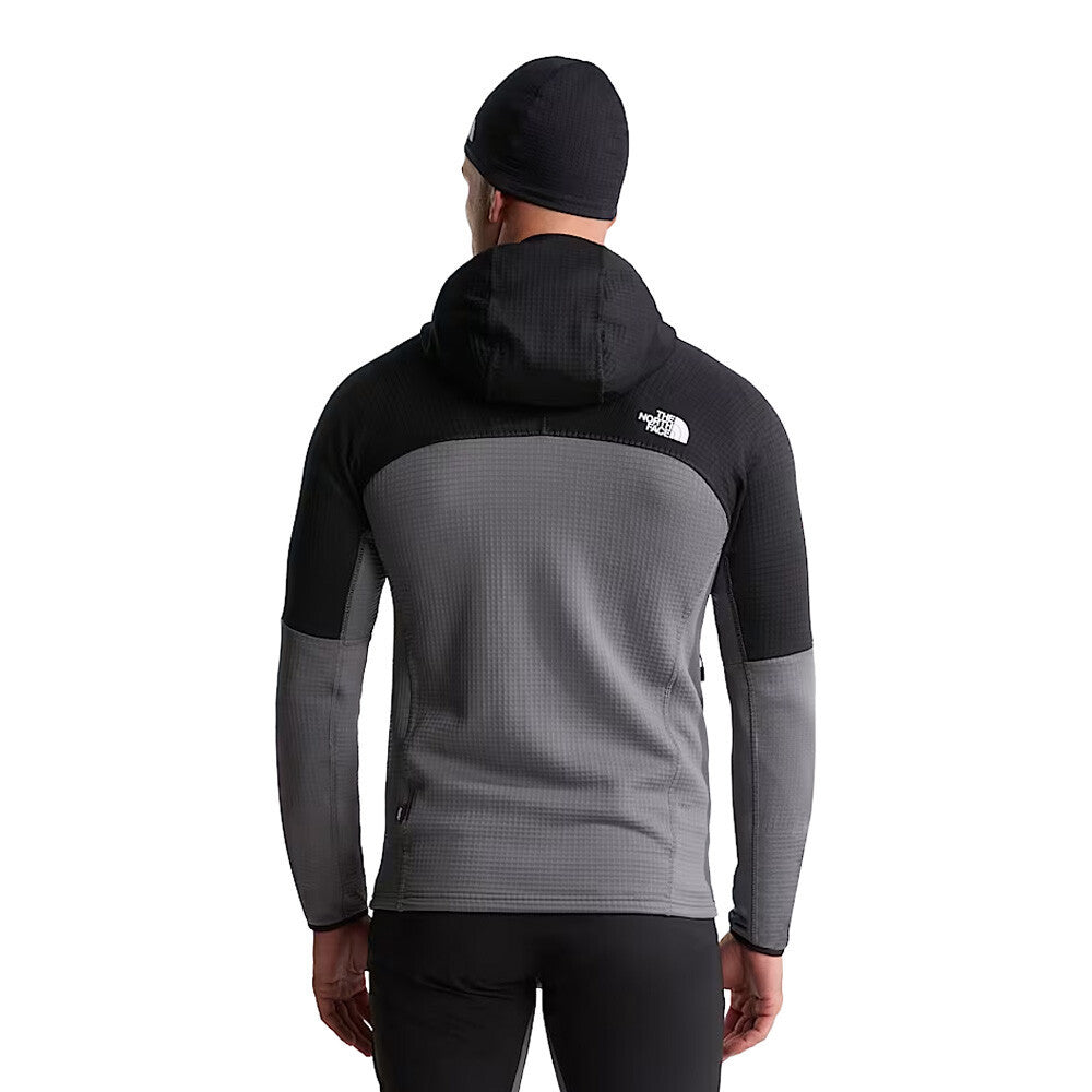 The North Face Stormgap Polartec Power Grid Hooded Men's Top - Smoked Pearl/Black