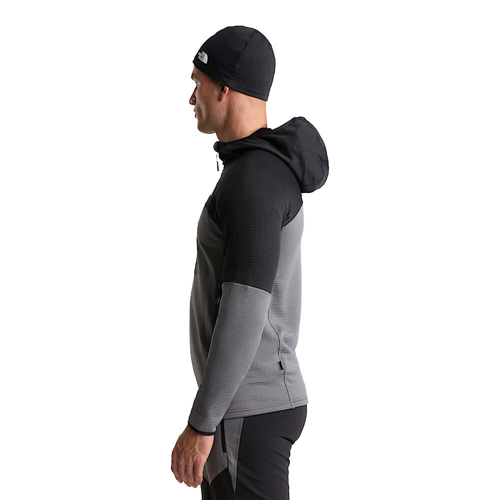 The North Face Stormgap Polartec Power Grid Hooded Men's Top - Smoked Pearl/Black