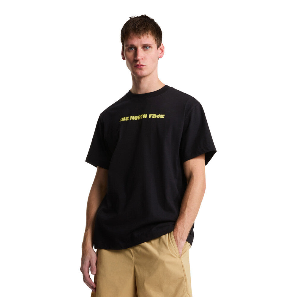 The North Face Logo Twist Relaxed Graphic Men's T-Shirt - Black