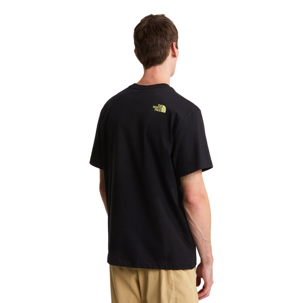 The North Face Logo Twist Relaxed Graphic Men's T-Shirt - Black