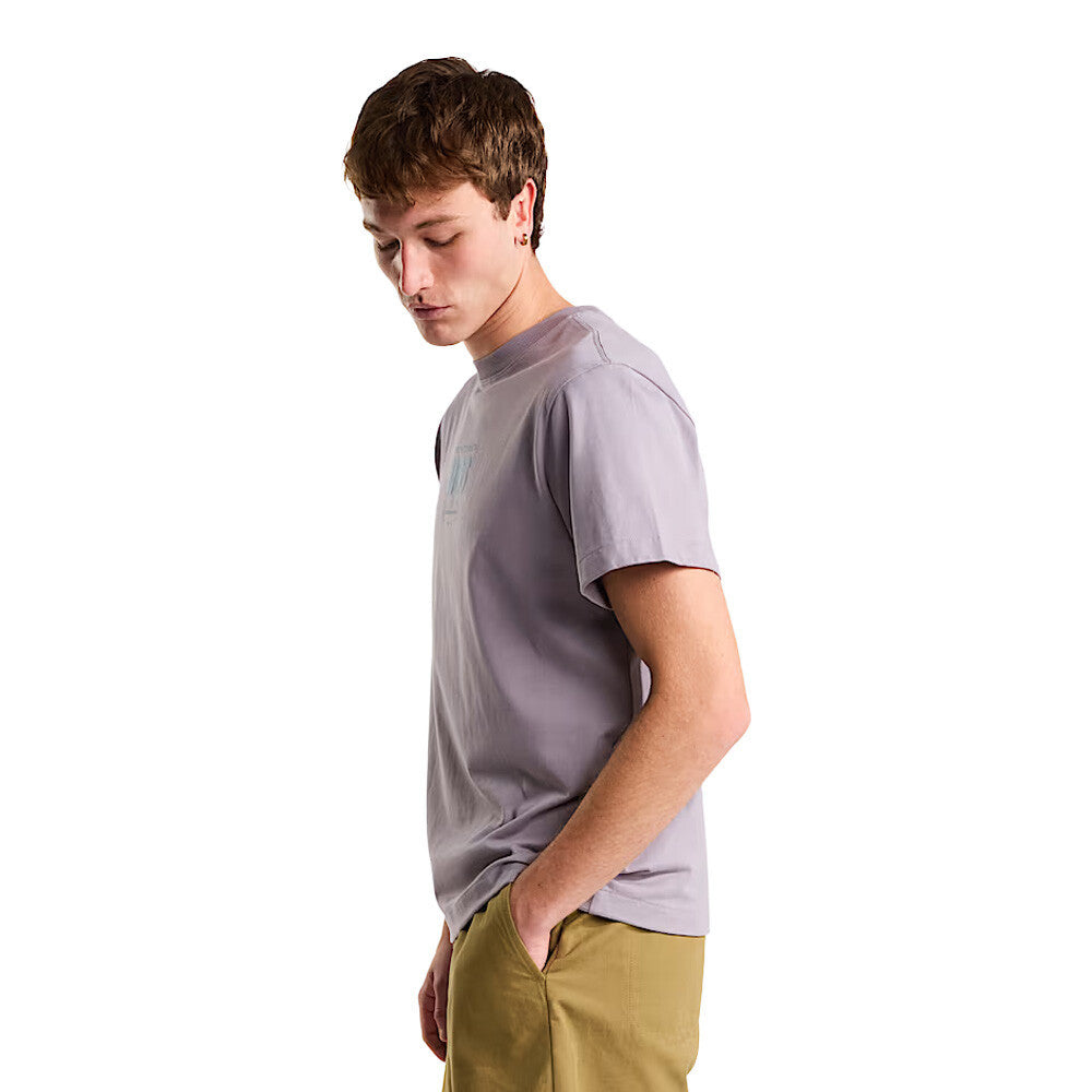 The North Face Track Relaxed Graphic Men's T-Shirt - Transcendent Grey