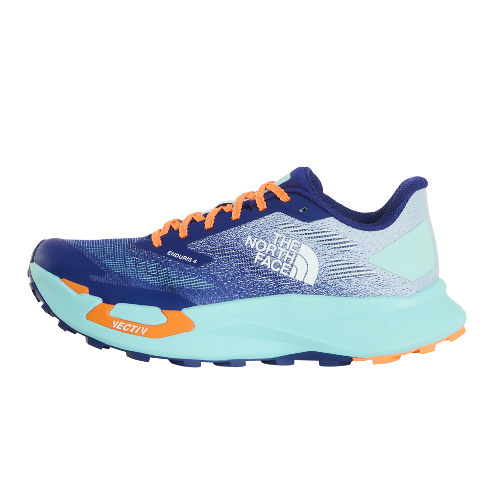 The North Face Vectiv Enduris 4 Men's Trail Running Shoes - Bold Blue/Canal Blue