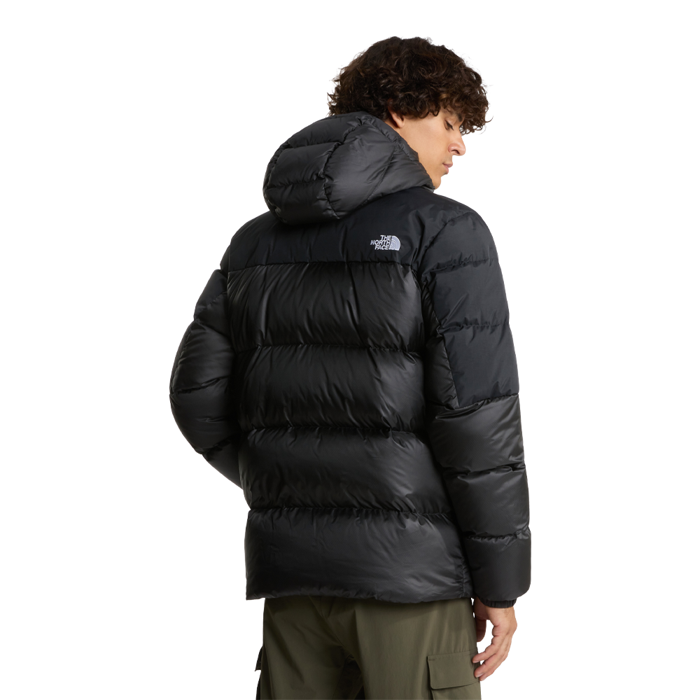 The North Face Diablo Down 2.0 Hooded Men's Jacket - Black Heather/Black