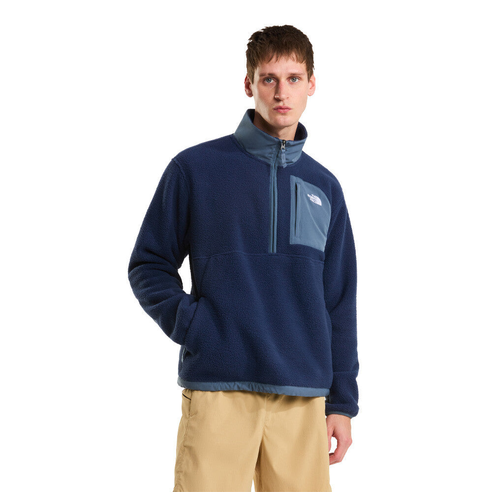 The North Face Yumiori Off-Peak 1/2 Zip Men's Top - Summit Navy/Granite Grey