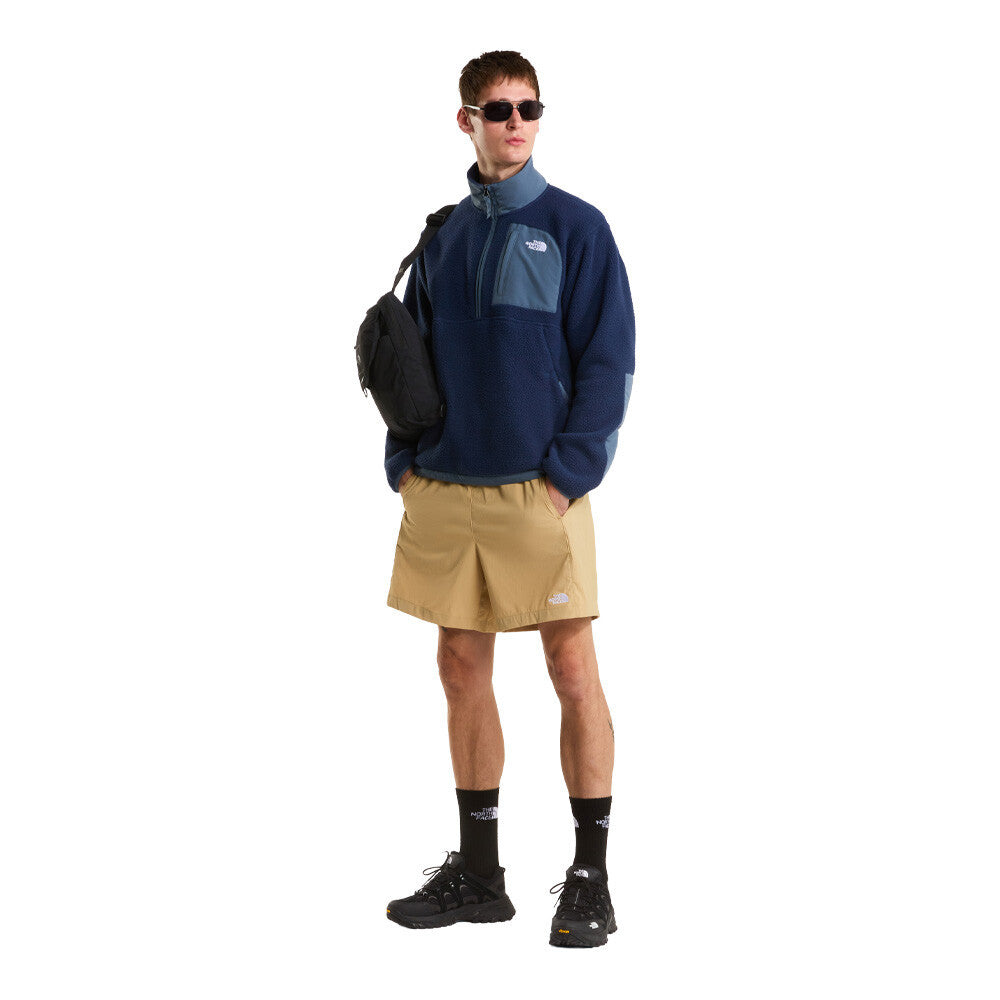 The North Face Yumiori Off-Peak 1/2 Zip Men's Top - Summit Navy/Granite Grey