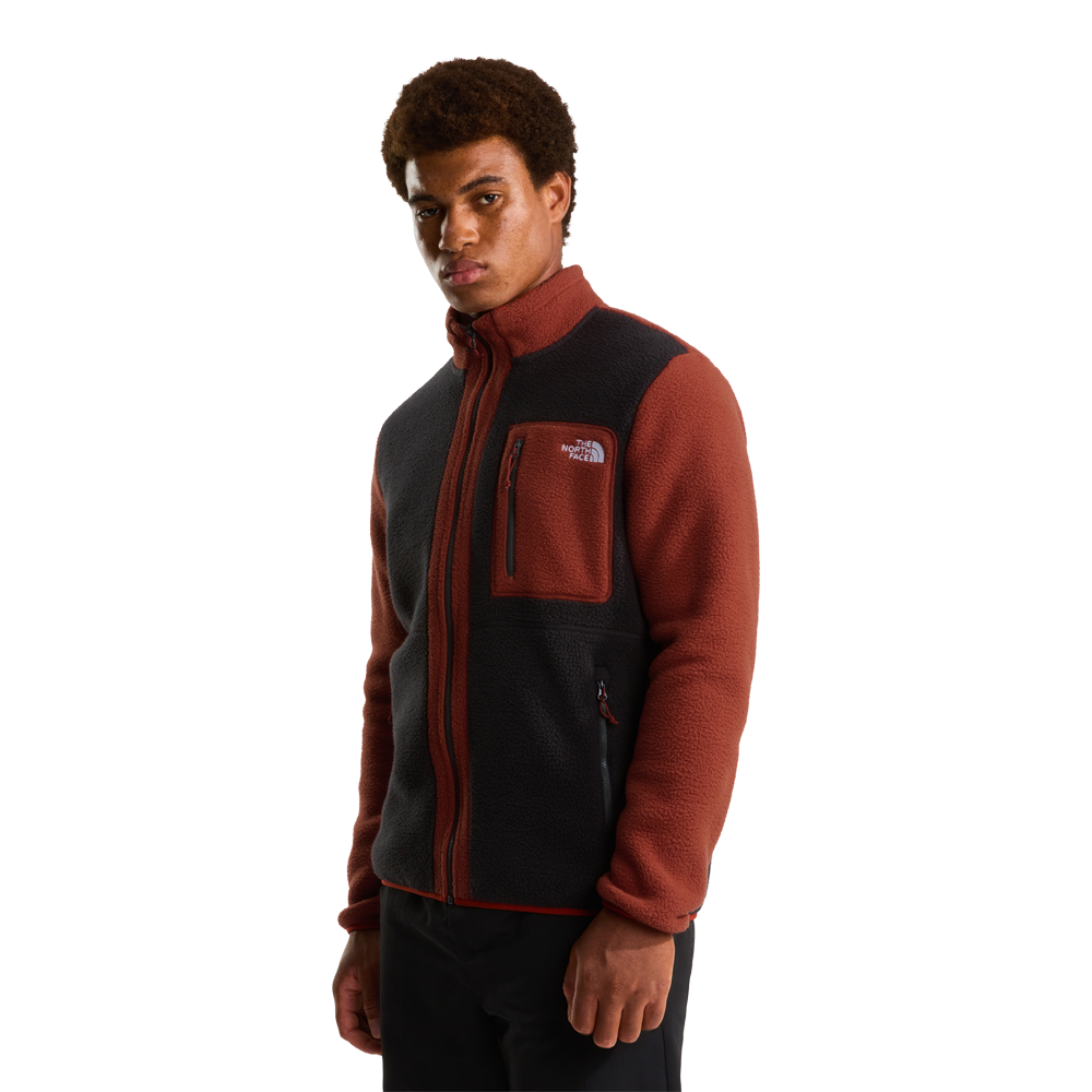 The North Face Yumiori Men's Fleece Jacket - Black/Ember Soil/Iron Clay