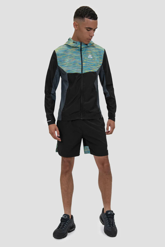 MONTIREX TRAIL WINDBREAKER OUTFIT - BLACK/BLUE/ORANGE/LIME