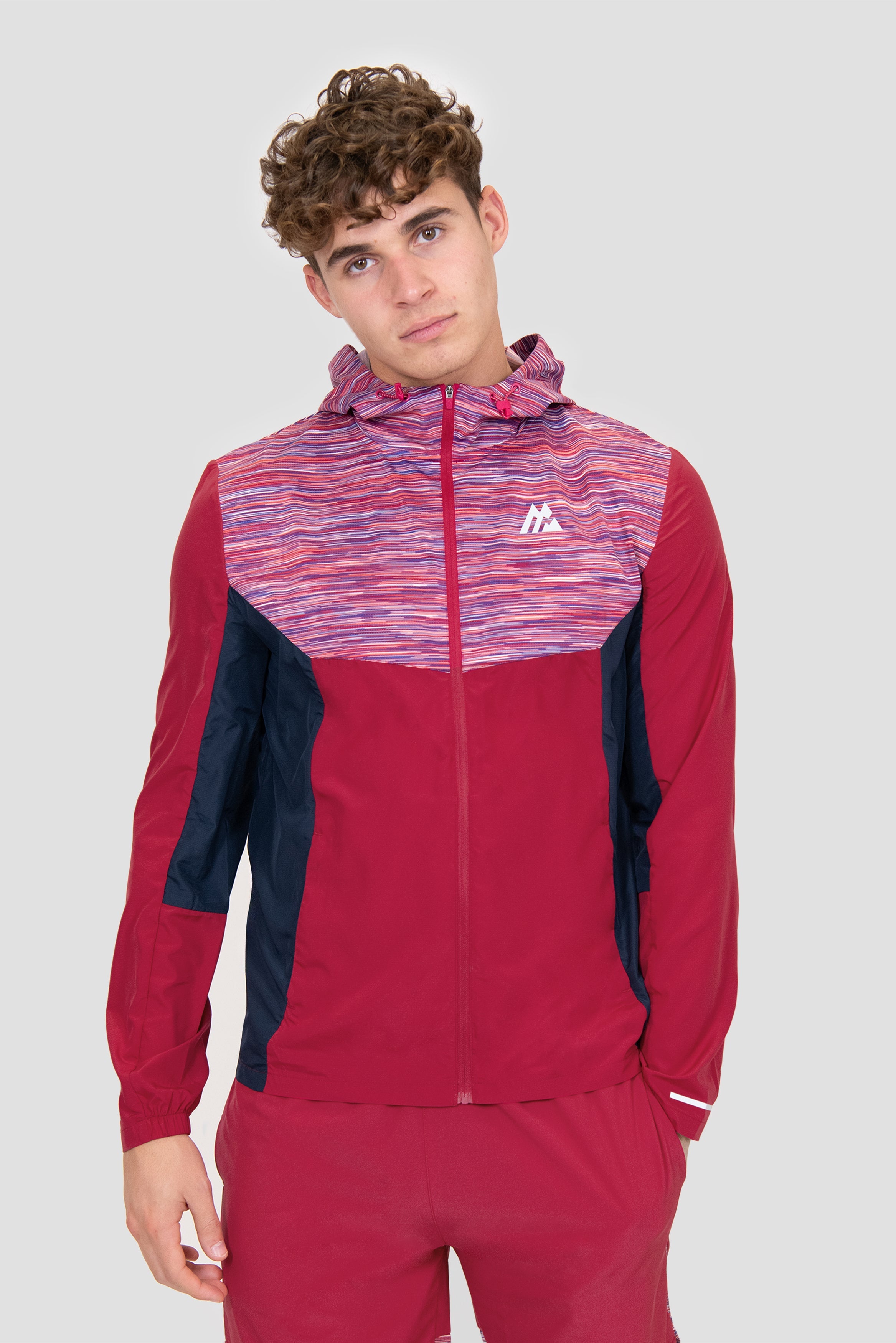 Montirex Trail Windbreaker – Red, Coral, White