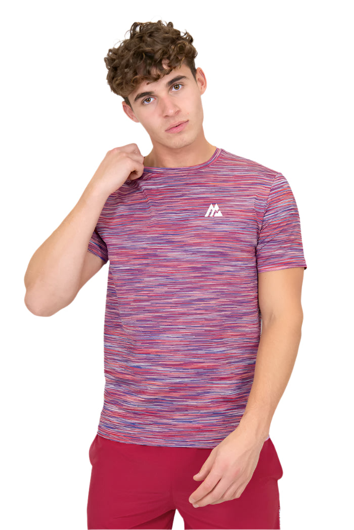 MONTIREX TRAIL T SHIRT - Red/Coral/White