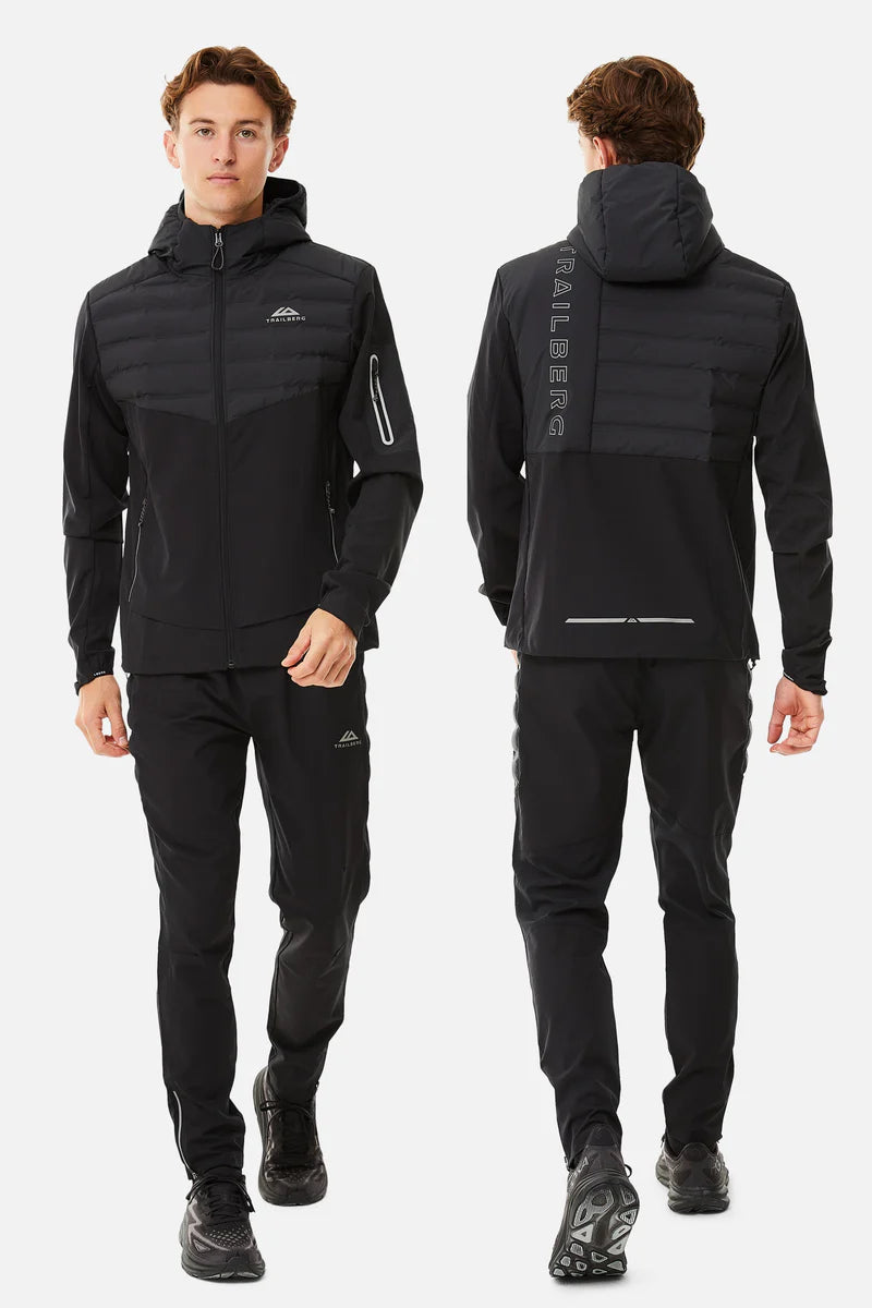 TRAILBERG RHINE HYBRID TRACKSUIT - BLACK