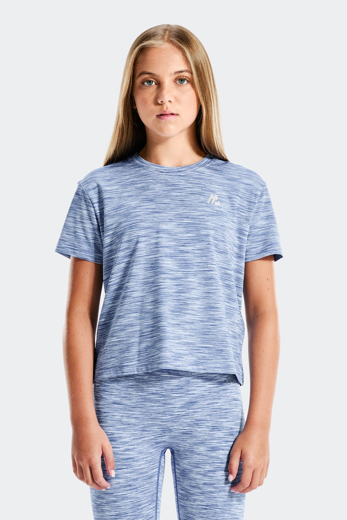 Montirex Girls' Trail Box T-Shirt - Blue