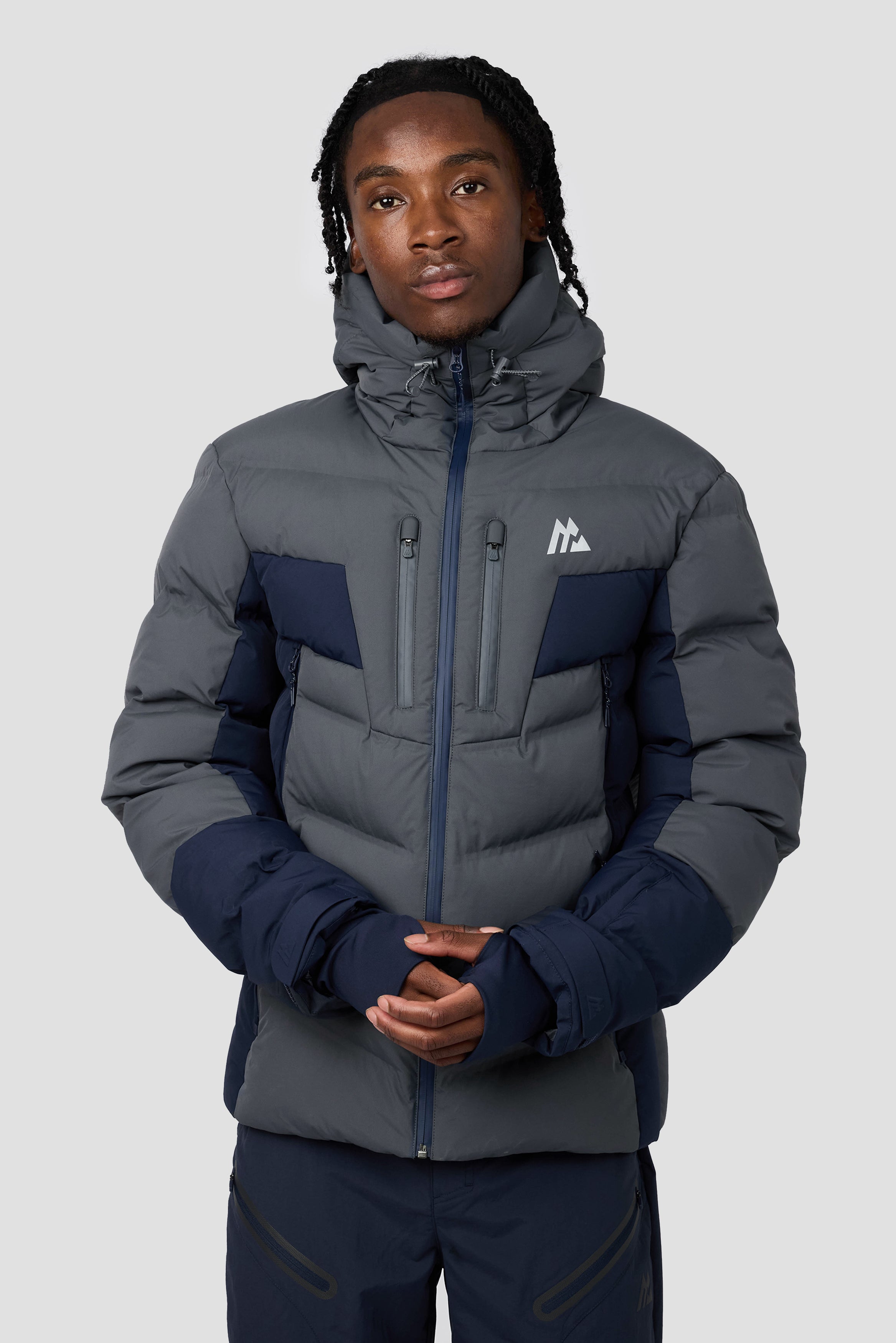 Montirex Arcs 2.0 Down Jacket – Grey, Blue
