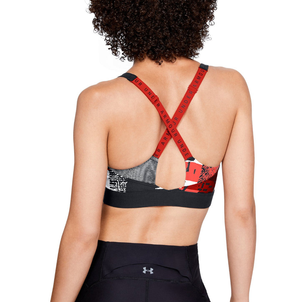 Under Armour Vanish Panel Medium Impact Print Women's Sports Bra - As Shown
