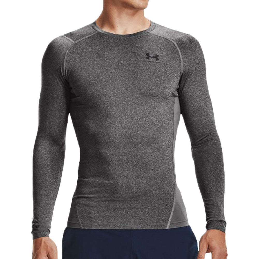 Under Armour HeatGear Armour Men's Long Sleeve Top - Carbon Heather/Black