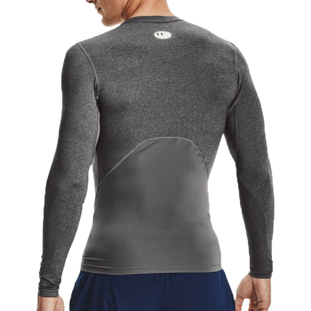 Under Armour HeatGear Armour Men's Long Sleeve Top - Carbon Heather/Black