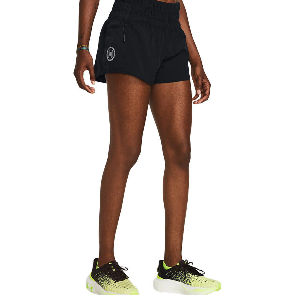Under Armour Run Everywhere Women's Running Shorts - Black/White
