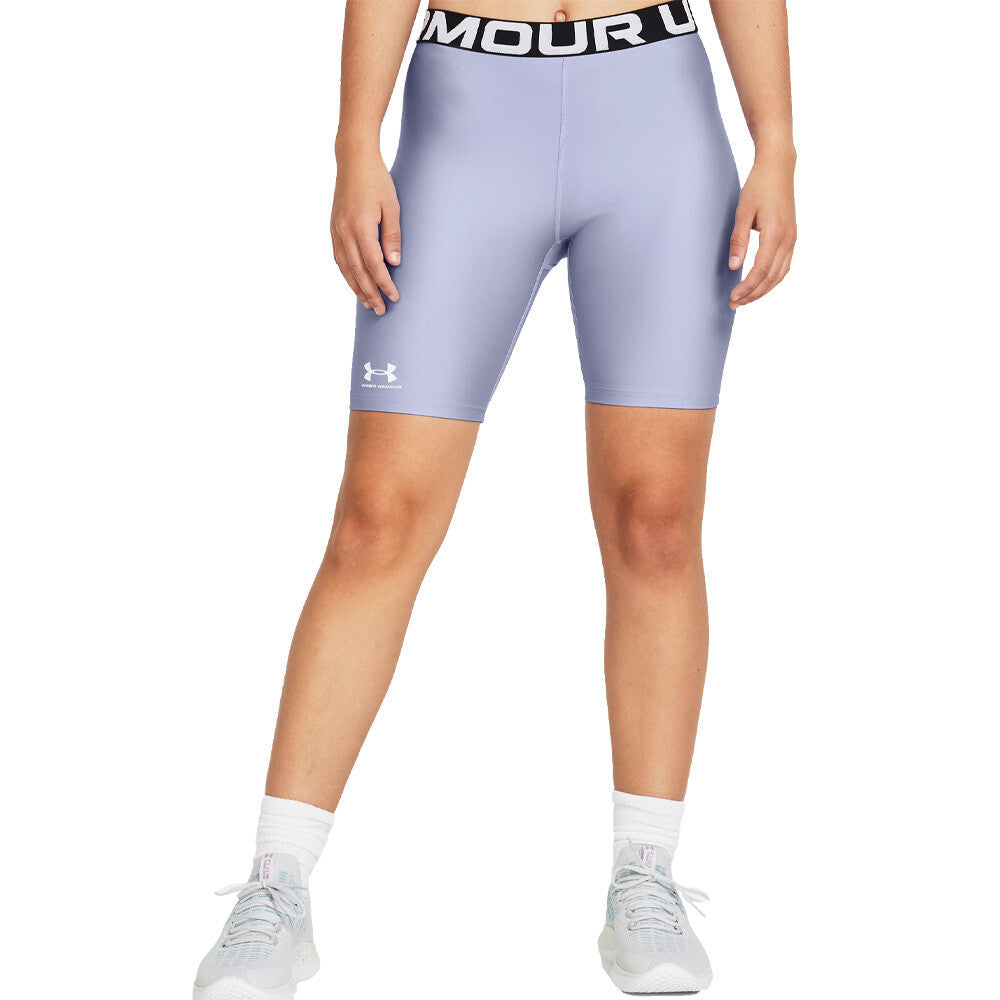 Under Armour HeatGear Women's Shorts - Celeste/White