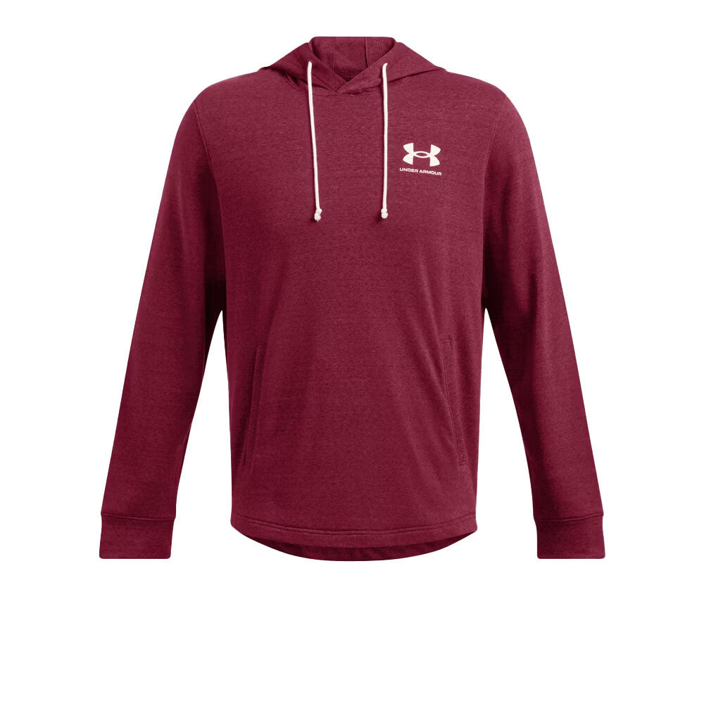 Under Armour Rival Terry Men's Hoodie - Cardinal/Onyx White