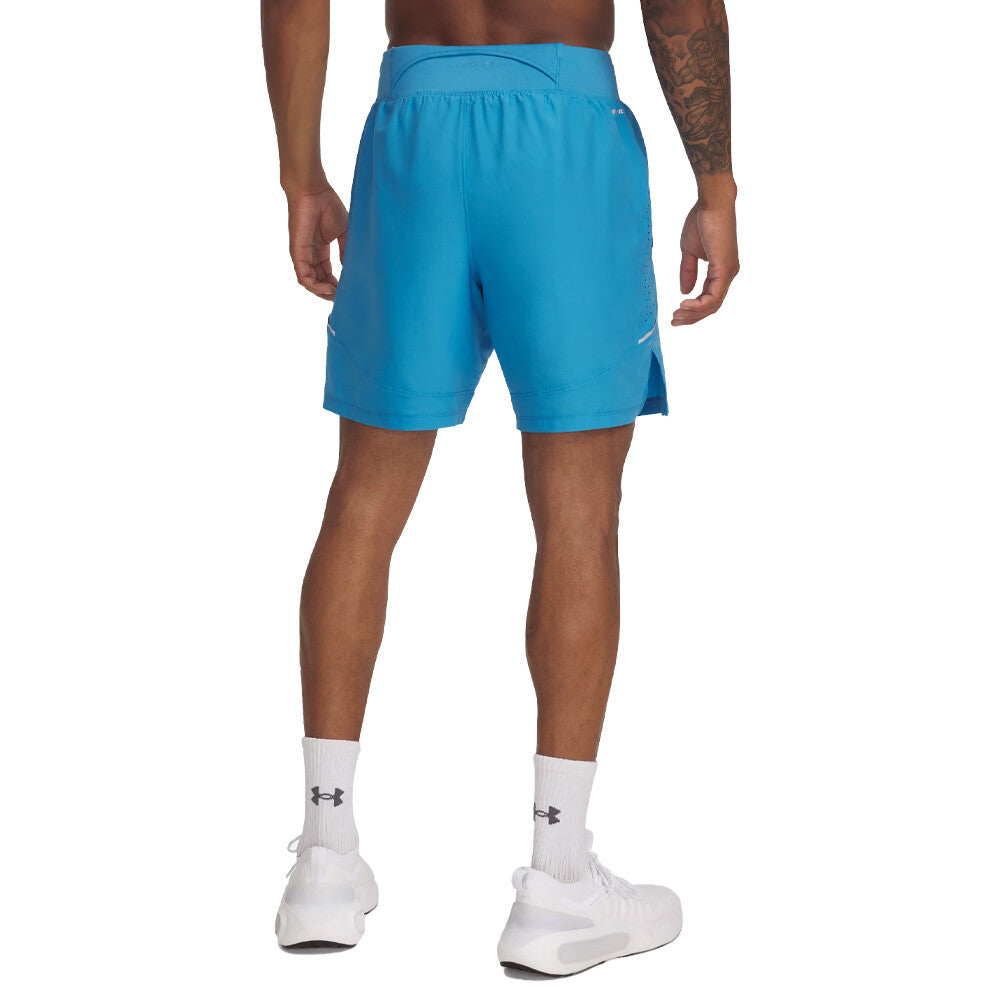 Under Armour Launch Elite 2-in-1 7 Inch Men's Shorts - Ether Blue/Reflective