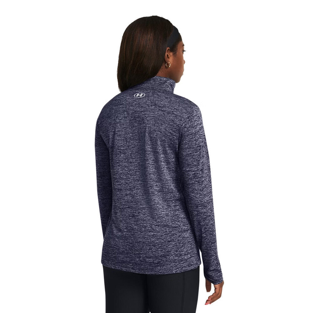 Under Armour Tech Twist Women's Half Zip Top - Midnight Navy/White