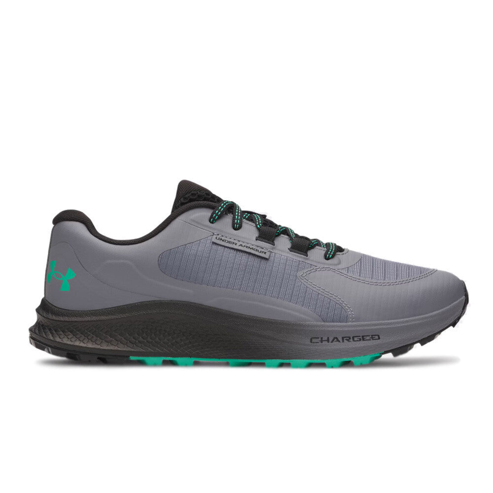 Under Armour Charged Bandit 3 Men's Trail Running Shoes - Titan Grey/Black/Green Mode