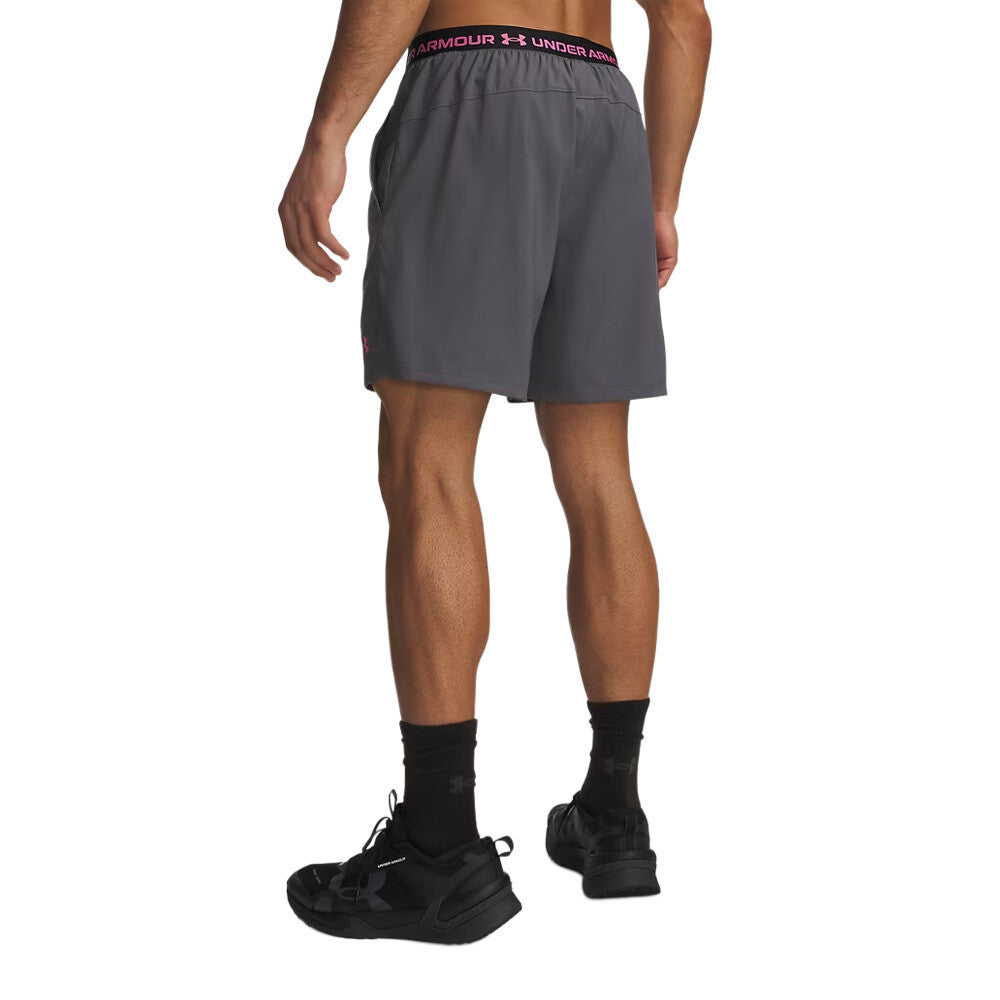 Under Armour Vanish Woven 2.0 Men's Shorts - Castlerock/Pink Frenzy