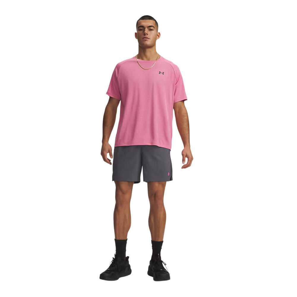 Under Armour Vanish Woven 2.0 Men's Shorts - Castlerock/Pink Frenzy