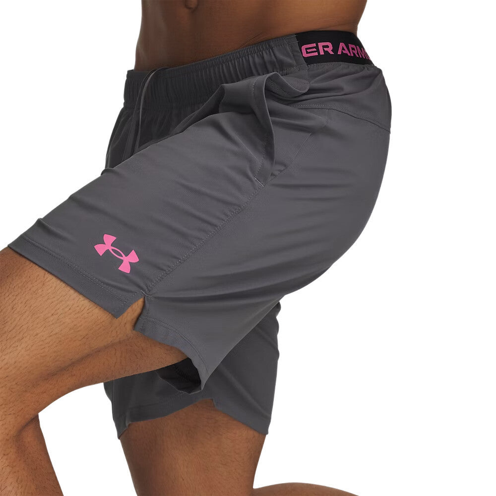 Under Armour Vanish Woven 2.0 Men's Shorts - Castlerock/Pink Frenzy