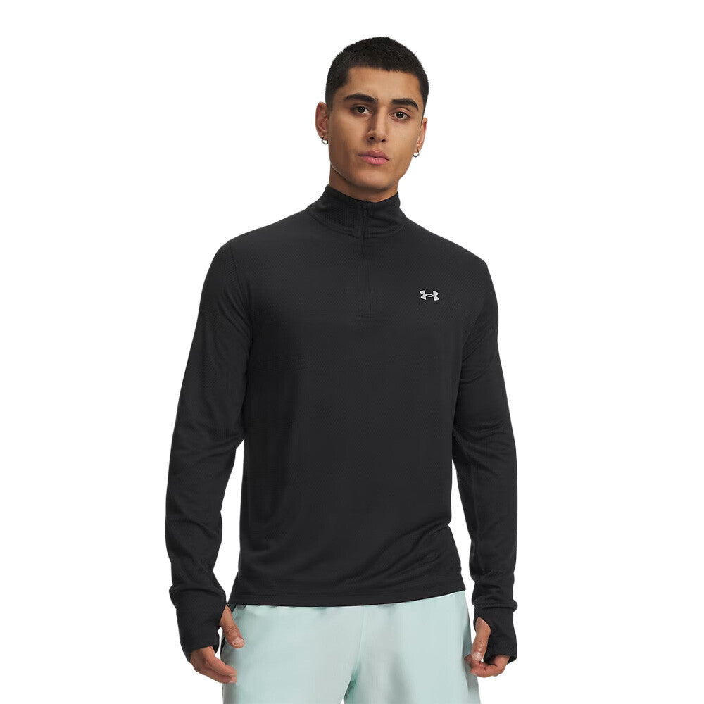 Under Armour Velociti Half-Zip Men's Top - Black/Reflective