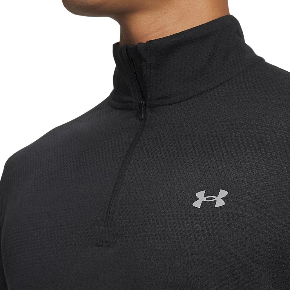 Under Armour Velociti Half-Zip Men's Top - Black/Reflective