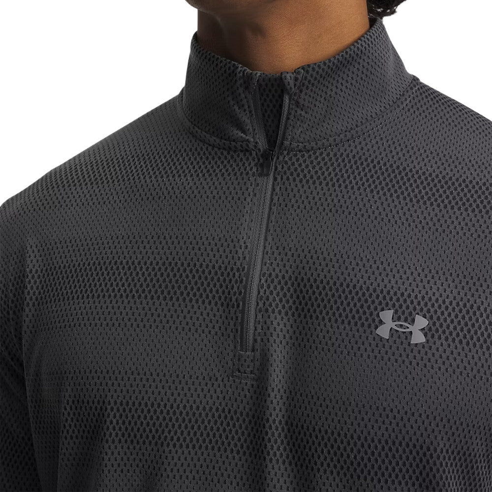 Under Armour Velociti Half-Zip Men's Top - Castlerock/Reflective