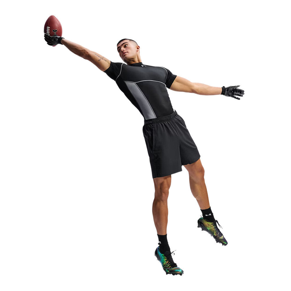 Under Armour HeatGear Elite Compression Men's T-Shirt - Ultimate Black/Steel/Reflective