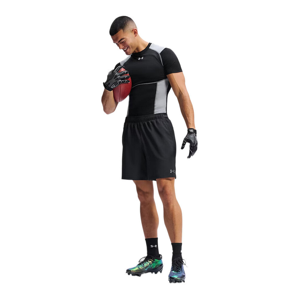 Under Armour HeatGear Elite Compression Men's T-Shirt - Ultimate Black/Steel/Reflective