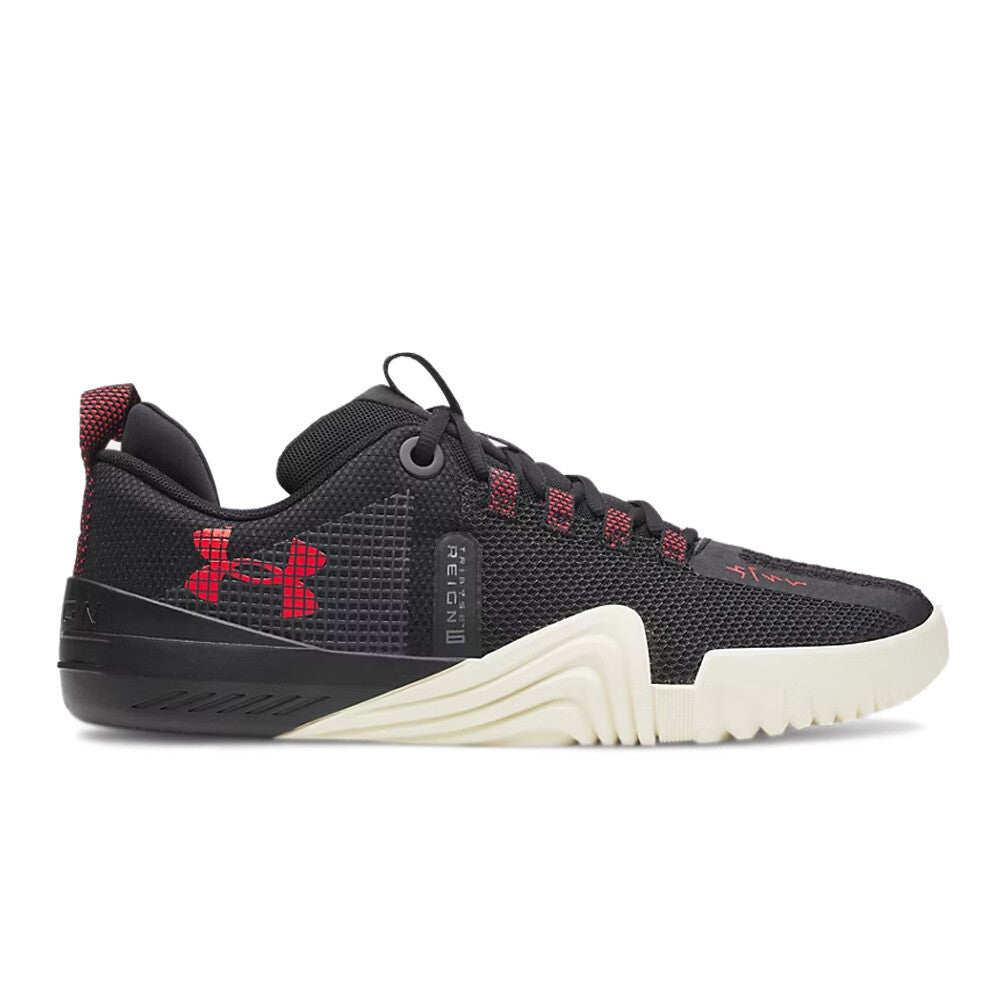 Under Armour Reign 6 Men's Training Shoes - Black/Winter White/Racer Red