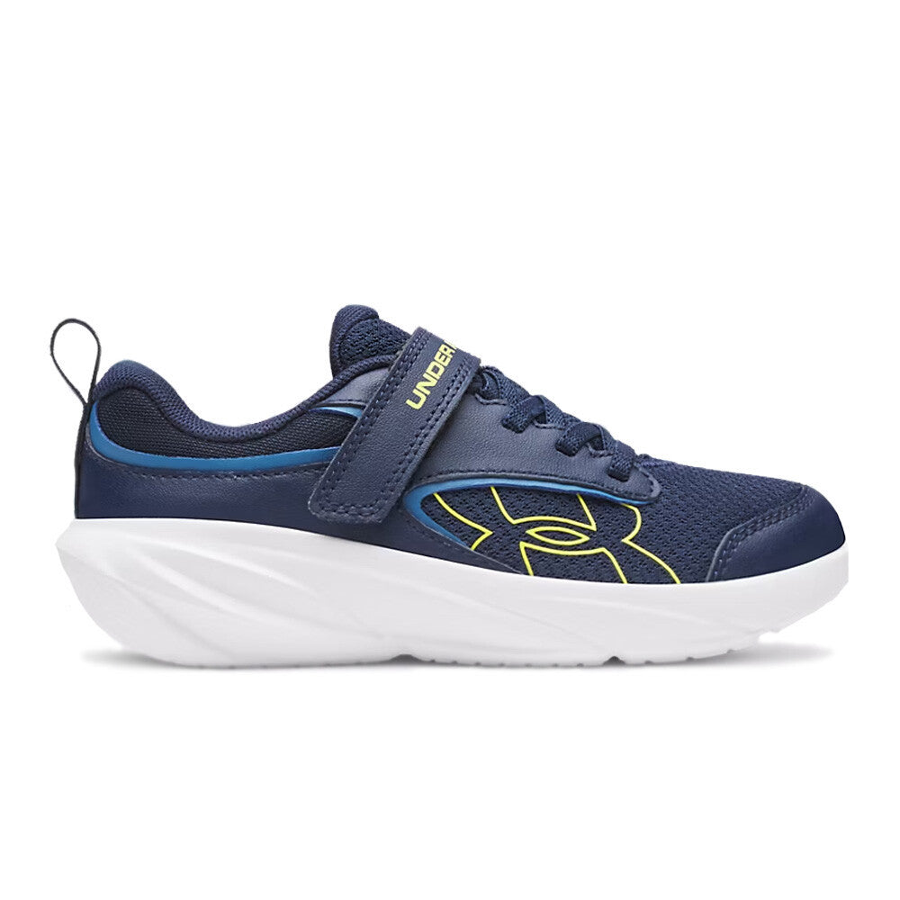 Under Armour Junior Surge 5 Running Shoes - Academy/Aegean Blue/Flash Light