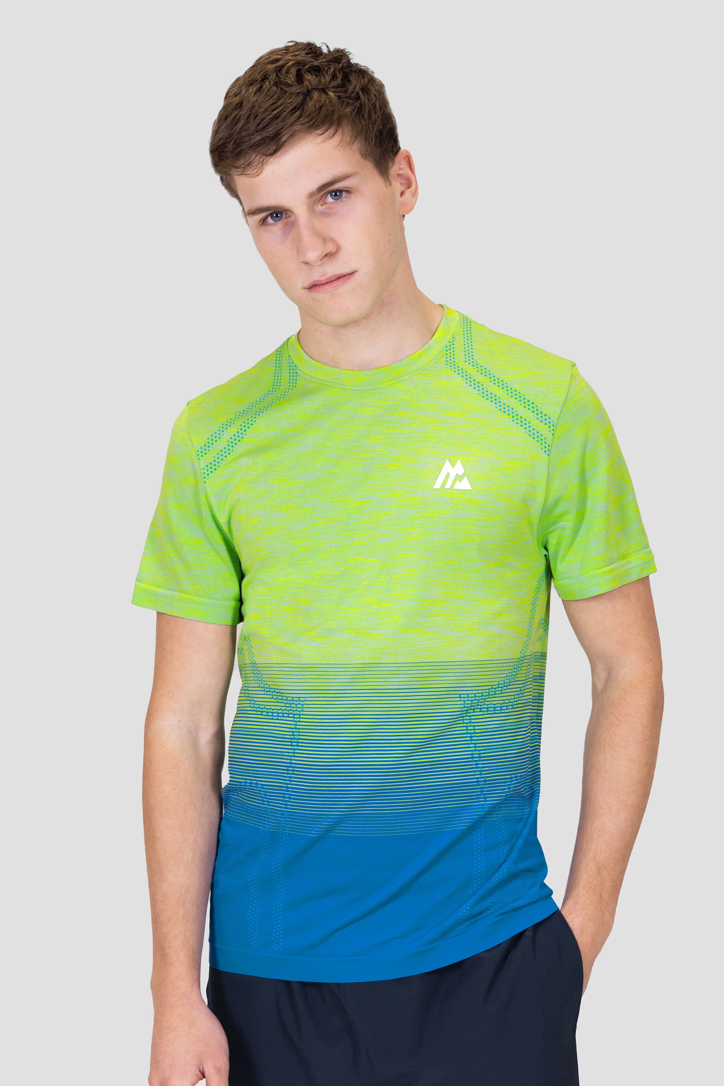 Montirex Vector Seamless T-Shirt – Yellow, Blue